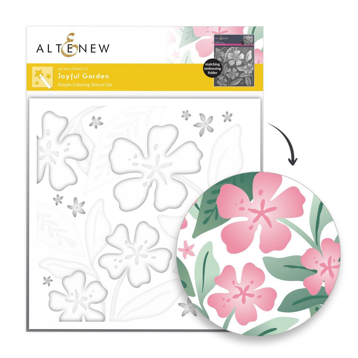 Altenew - Stencils - Joyful Garden-ScrapbookPal
