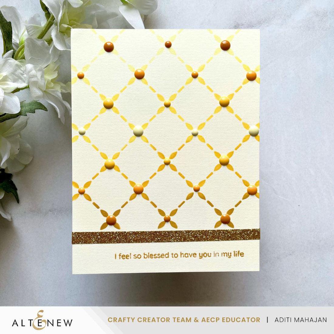 Altenew - Stencils - Lattice Blossoms-ScrapbookPal