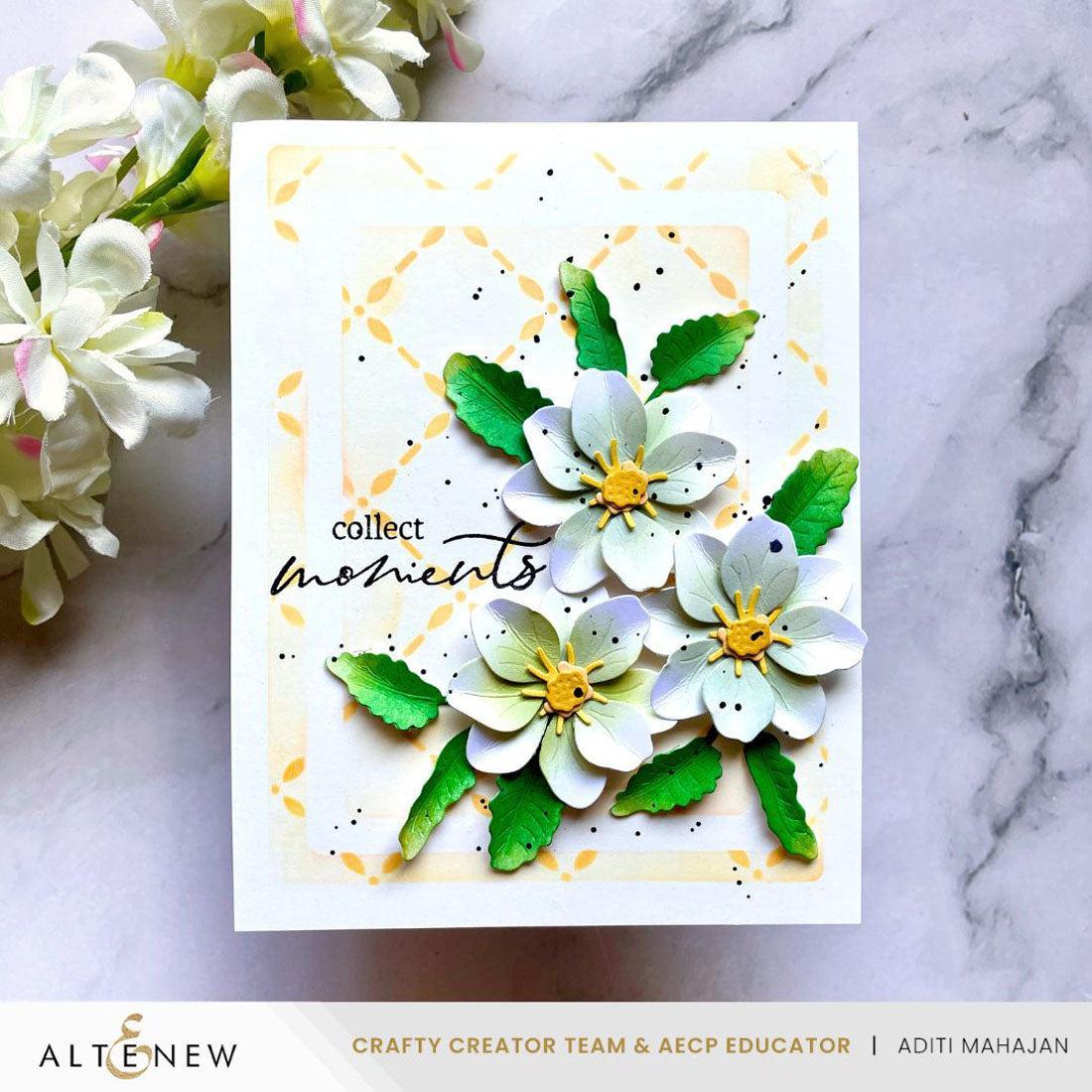 Altenew - Stencils - Lattice Blossoms-ScrapbookPal