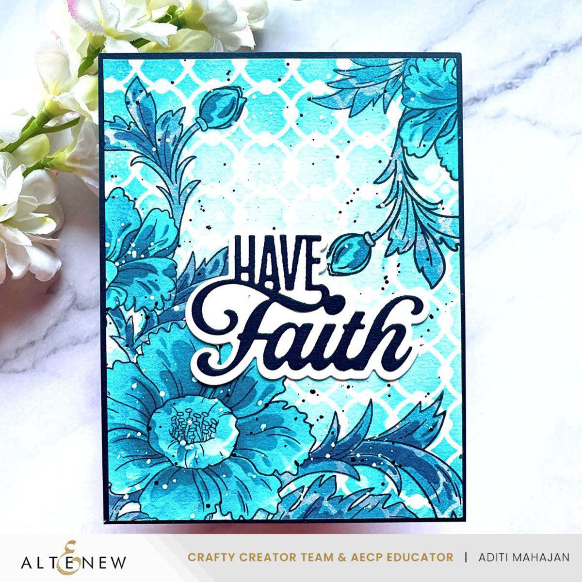 Altenew - Stencils - Linked Spots &amp; Dots Background-ScrapbookPal