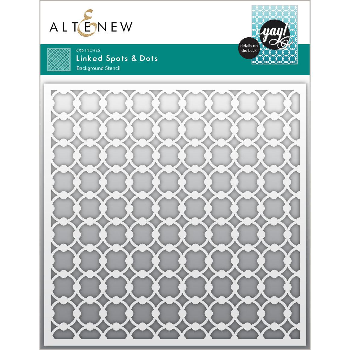 Altenew - Stencils - Linked Spots &amp; Dots Background-ScrapbookPal
