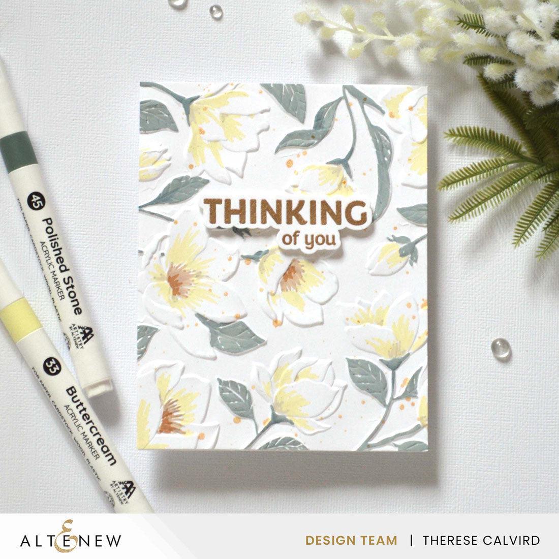 Altenew - 3D Embossing Folder - Magnolia Dreams-ScrapbookPal
