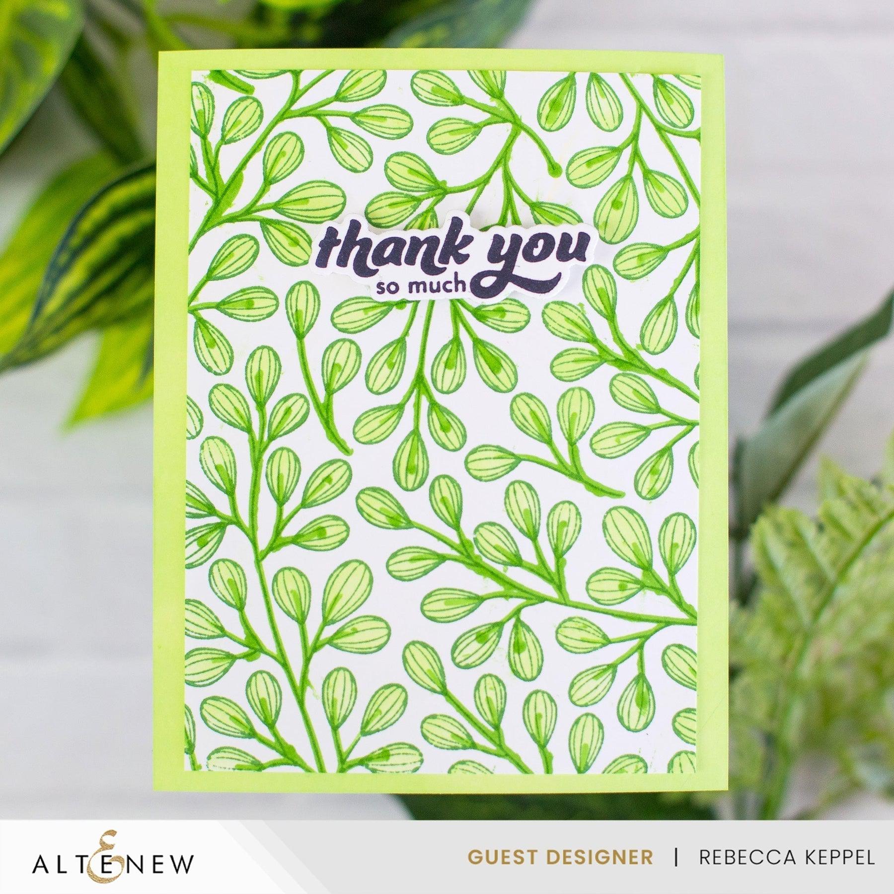 Altenew - Stencils - Modern Leaf Background-ScrapbookPal