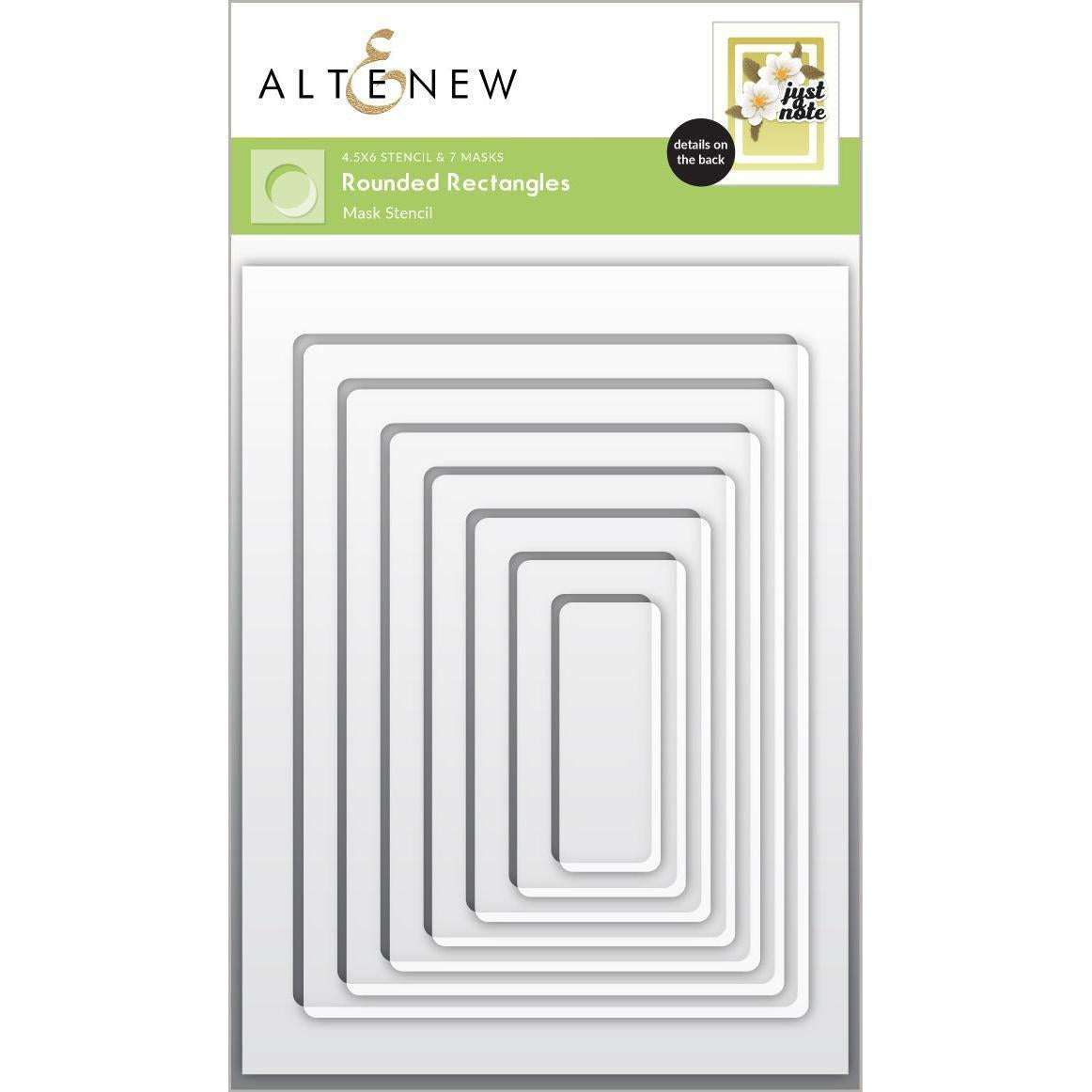 Altenew - Stencils - Rounded Rectangles Masks-ScrapbookPal