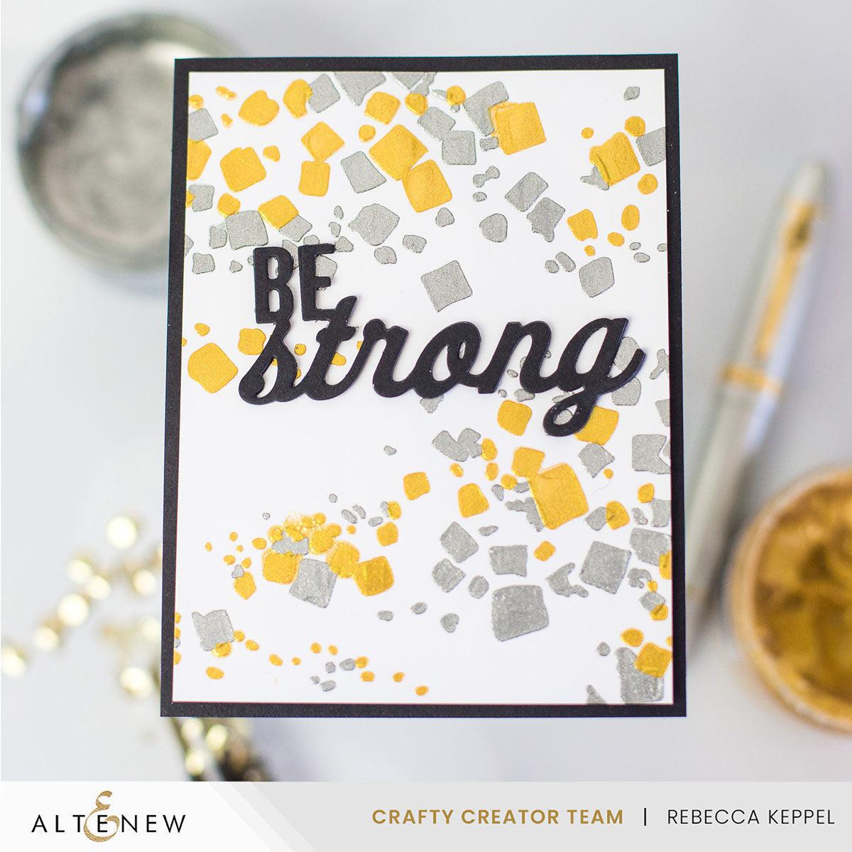 Altenew - Stencils - Scattered Tiles Builder-ScrapbookPal