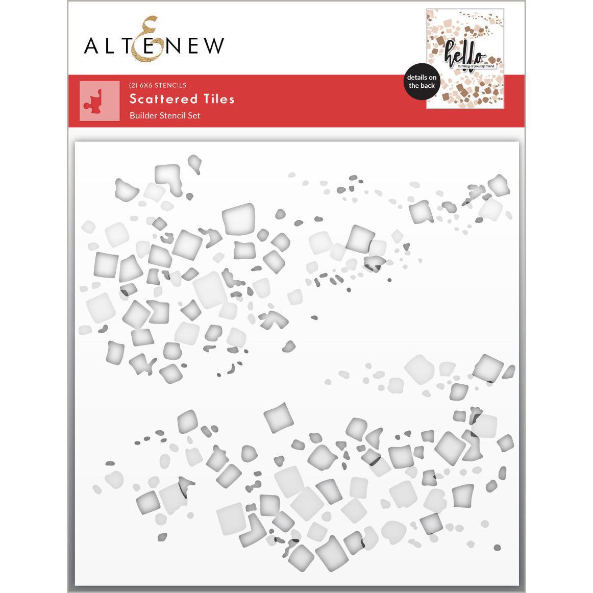 Altenew - Stencils - Scattered Tiles Builder-ScrapbookPal