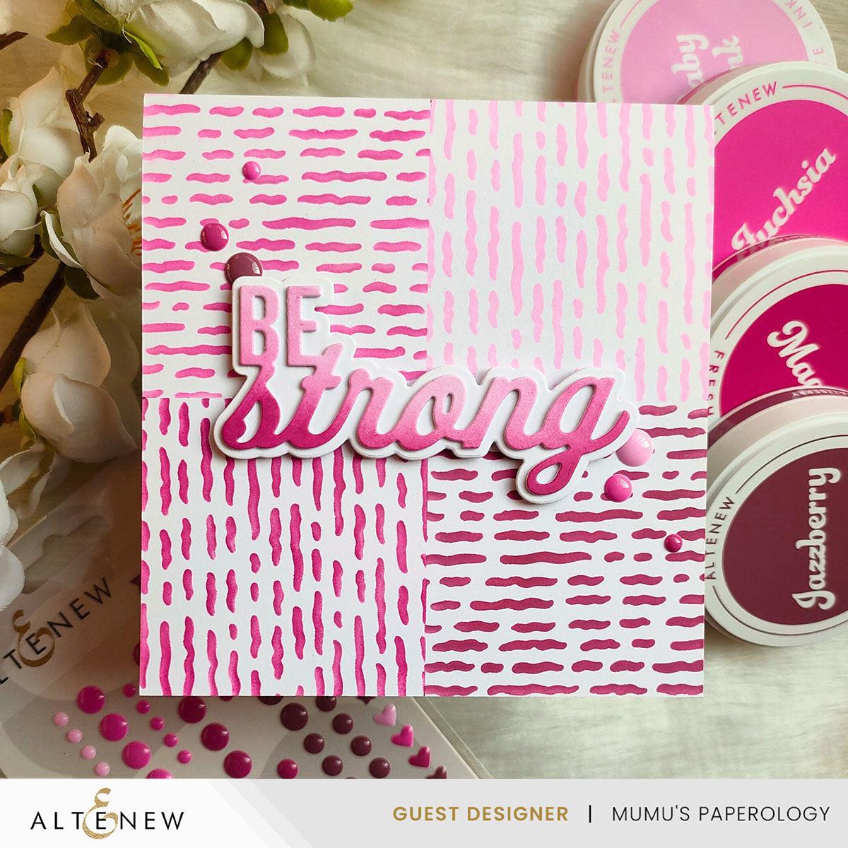 Altenew - Stencils - Squiggly Lines Background-ScrapbookPal