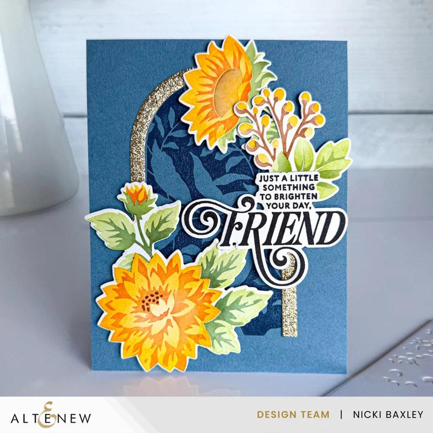 Altenew - Stencils - Stencil Art: Botanical Argyle-ScrapbookPal