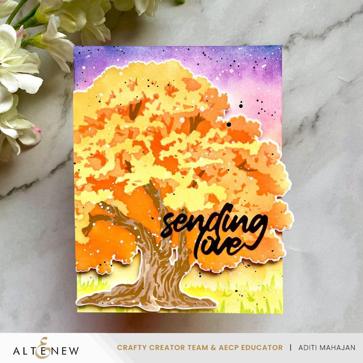 Altenew - Stencils - Stencil Art: Strong Oak-ScrapbookPal