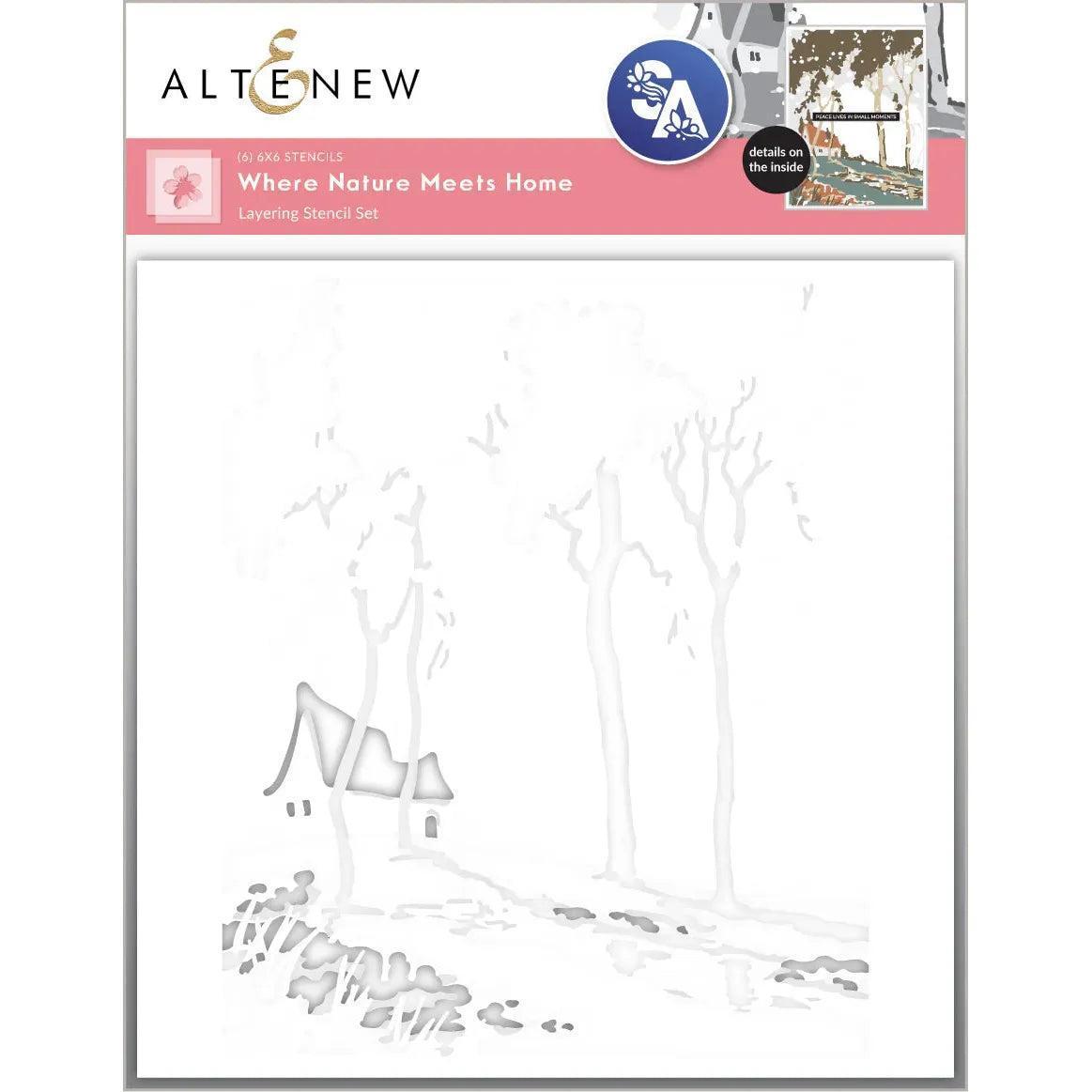 Altenew - Stencils - Stencil Art: Where Nature Meets Home-ScrapbookPal
