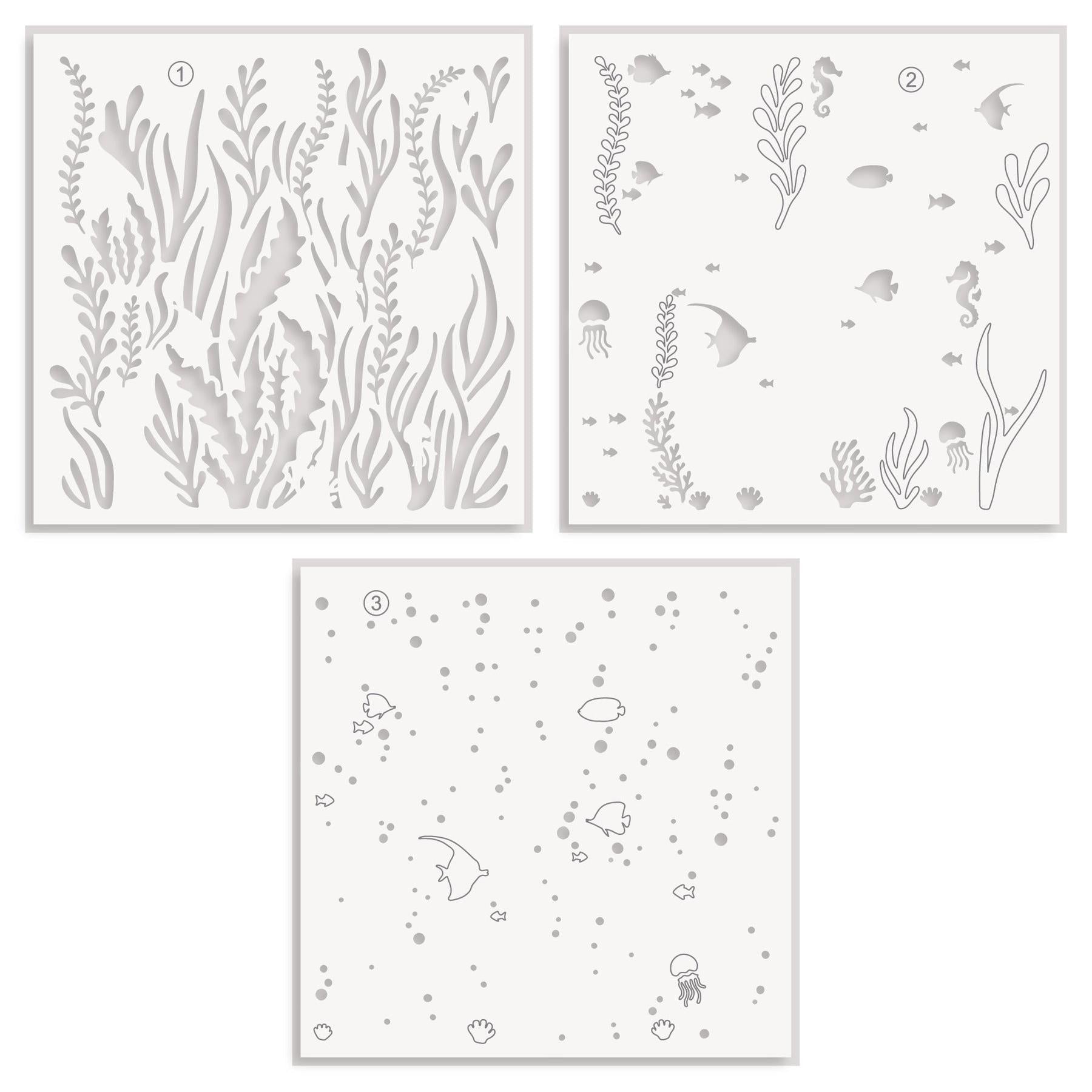 Altenew - Stencils - Undersea Jamboree-ScrapbookPal
