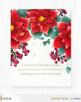 Altenew - Stencils - Winterberry Poinsettias-ScrapbookPal