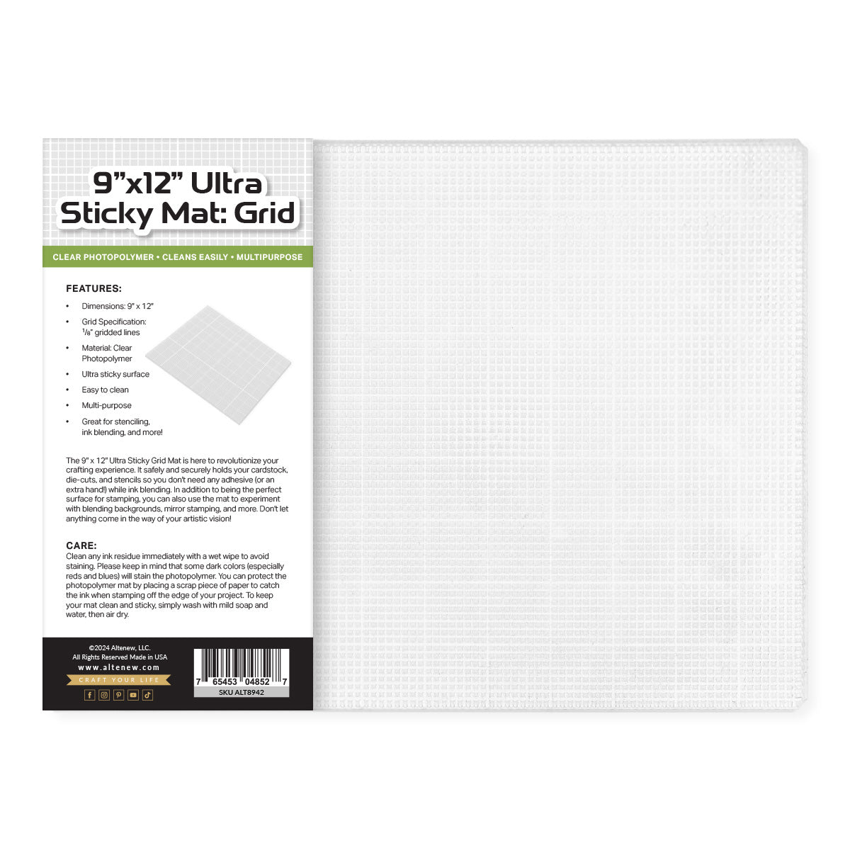 Altenew - The Original Sticky Mat - 9" x 12"-ScrapbookPal