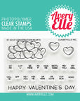 Avery Elle - Clear Stamps - Conversation Hearts-ScrapbookPal
