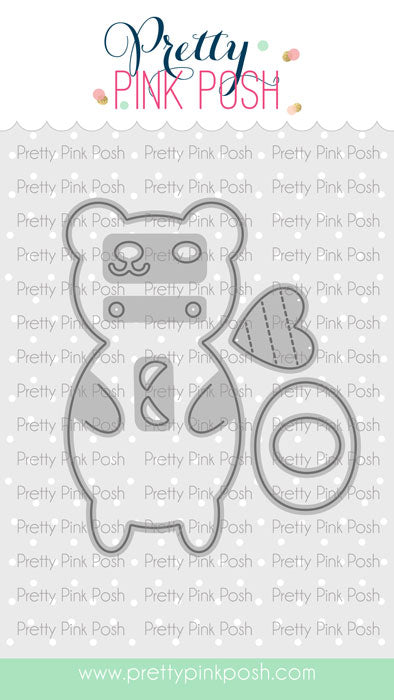 Pretty Pink Posh - Dies - Bear Holder