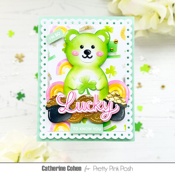 Pretty Pink Posh - Dies - Bear Holder