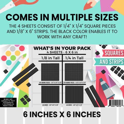 Bearly Art - Cubies Foam Adhesive - The Shadow Collection-ScrapbookPal