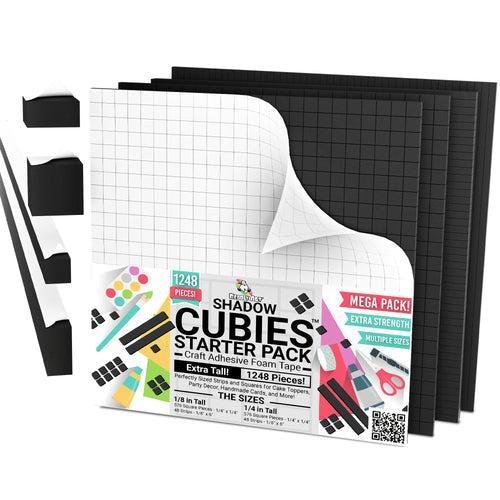 Bearly Art - Cubies Foam Adhesive - The Shadow Collection-ScrapbookPal