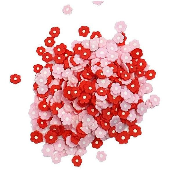 Buttons Galore and More - Sprinkletz - Valentine Flowers-ScrapbookPal