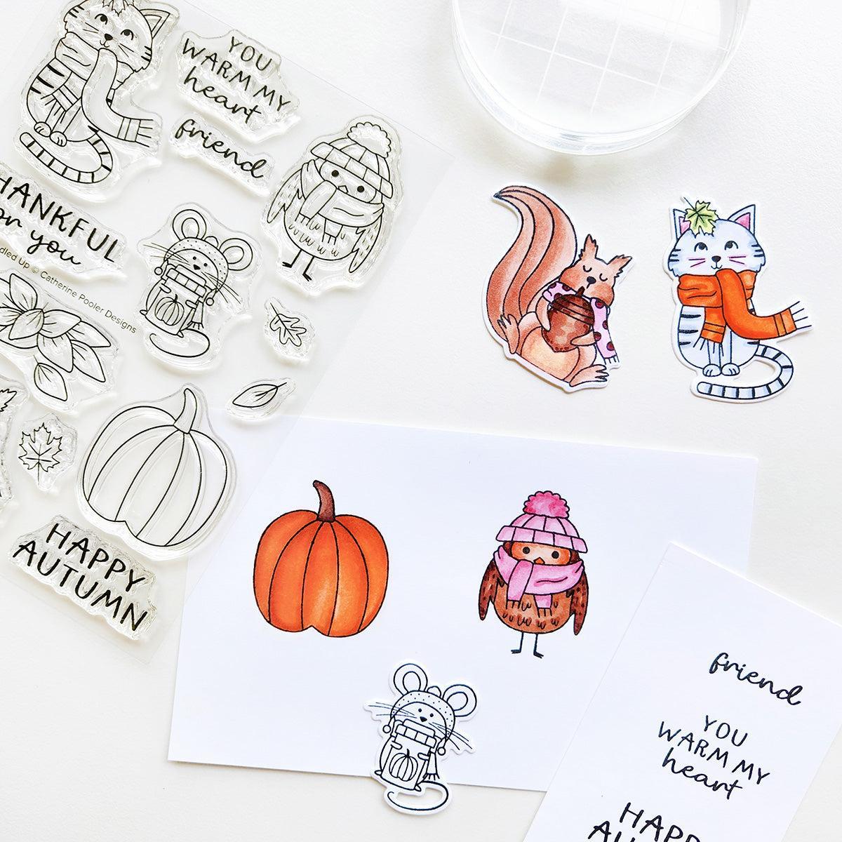 Catherine Pooler Designs - Clear Stamps - All Bundled Up-ScrapbookPal