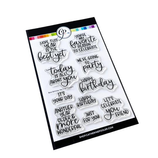 Catherine Pooler Designs - Clear Stamps - Best Birthday Yet-ScrapbookPal