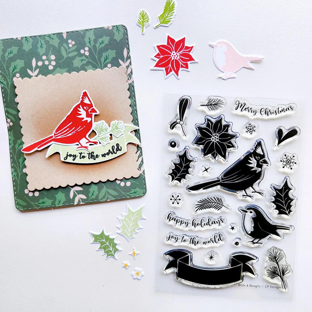 Catherine Pooler Designs - Clear Stamps - Birds &amp; Boughs-ScrapbookPal