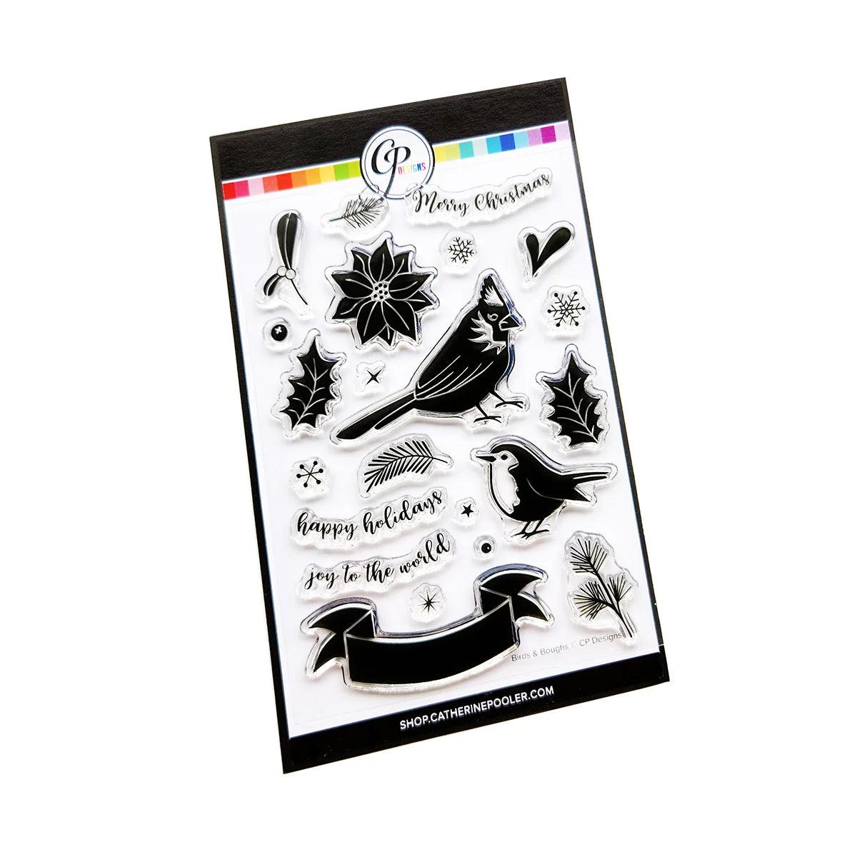 Catherine Pooler Designs - Clear Stamps - Birds &amp; Boughs-ScrapbookPal