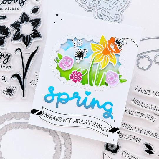 Catherine Pooler Designs - Clear Stamps - Daffodil Blooms-ScrapbookPal