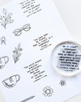 Catherine Pooler Designs - Clear Stamps - Excerpts Sentiments-ScrapbookPal