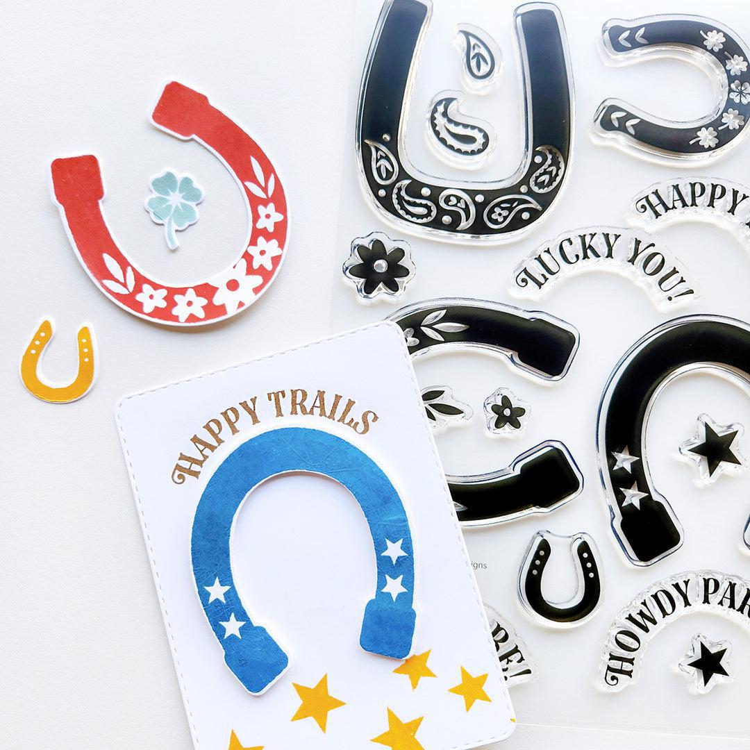 Catherine Pooler Designs - Clear Stamps - Happy Horseshoes-ScrapbookPal