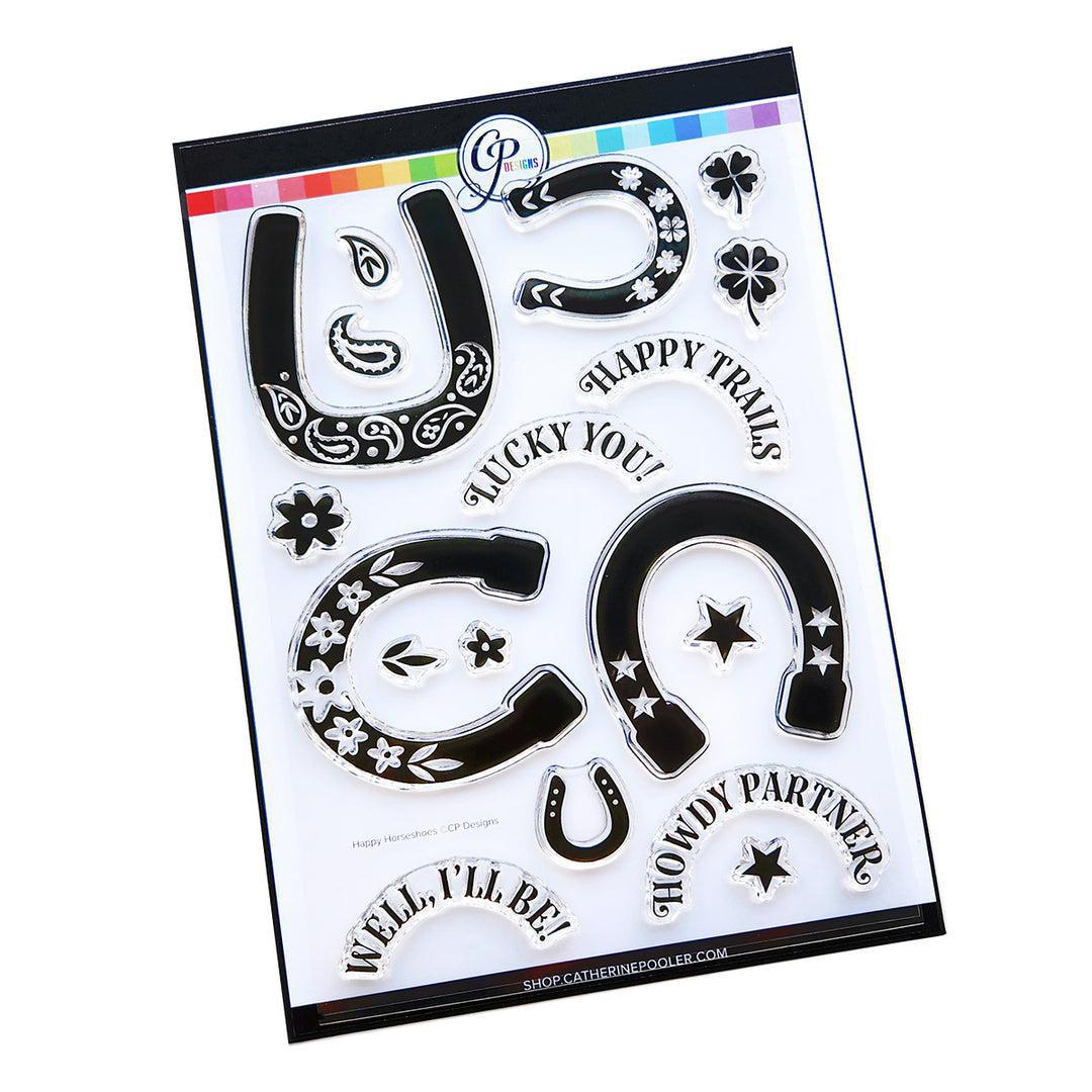 Catherine Pooler Designs - Clear Stamps - Happy Horseshoes-ScrapbookPal