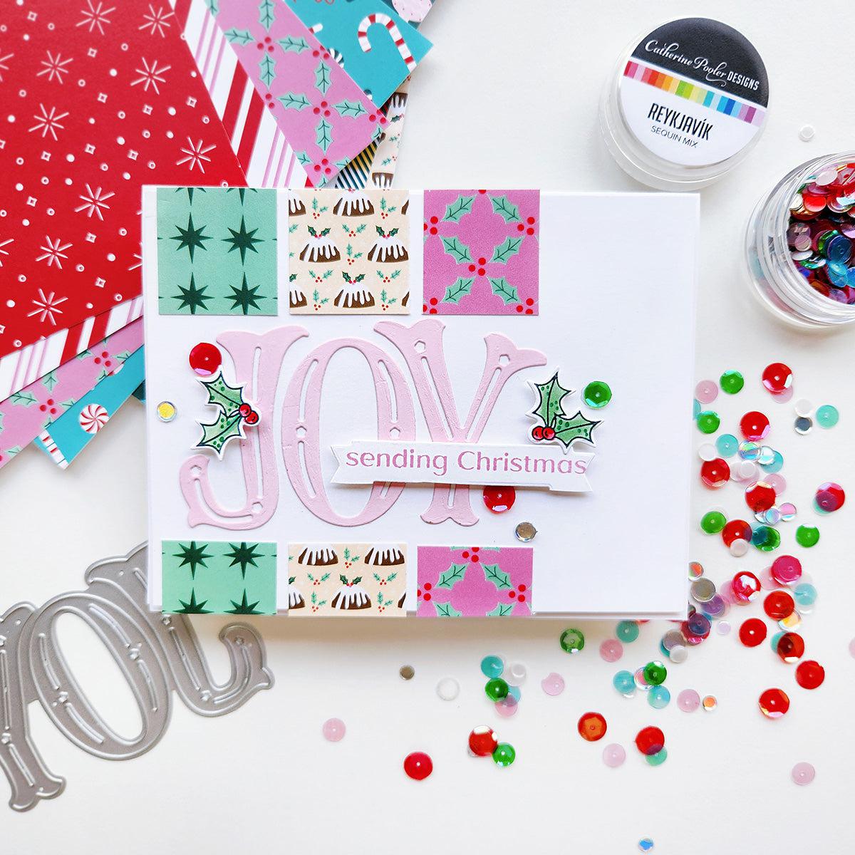Catherine Pooler Designs - Clear Stamps - Holiday Joy Sentiments-ScrapbookPal