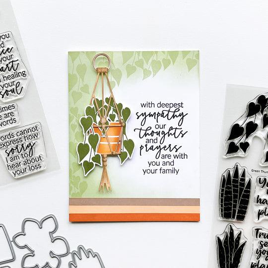 Catherine Pooler Designs - Clear Stamps - Inside Out Sympathy Sentiments-ScrapbookPal