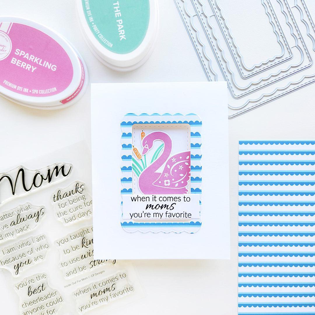 Catherine Pooler Designs - Clear Stamps - Inside Out for Mom Sentiments-ScrapbookPal