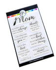 Catherine Pooler Designs - Clear Stamps - Inside Out for Mom Sentiments-ScrapbookPal