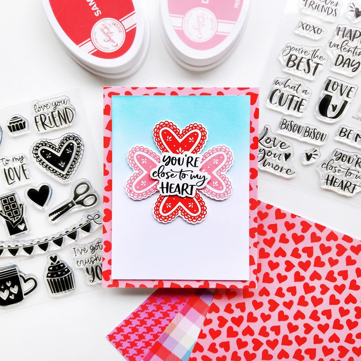 Catherine Pooler Designs - Dies - More Amor Sentiments-ScrapbookPal