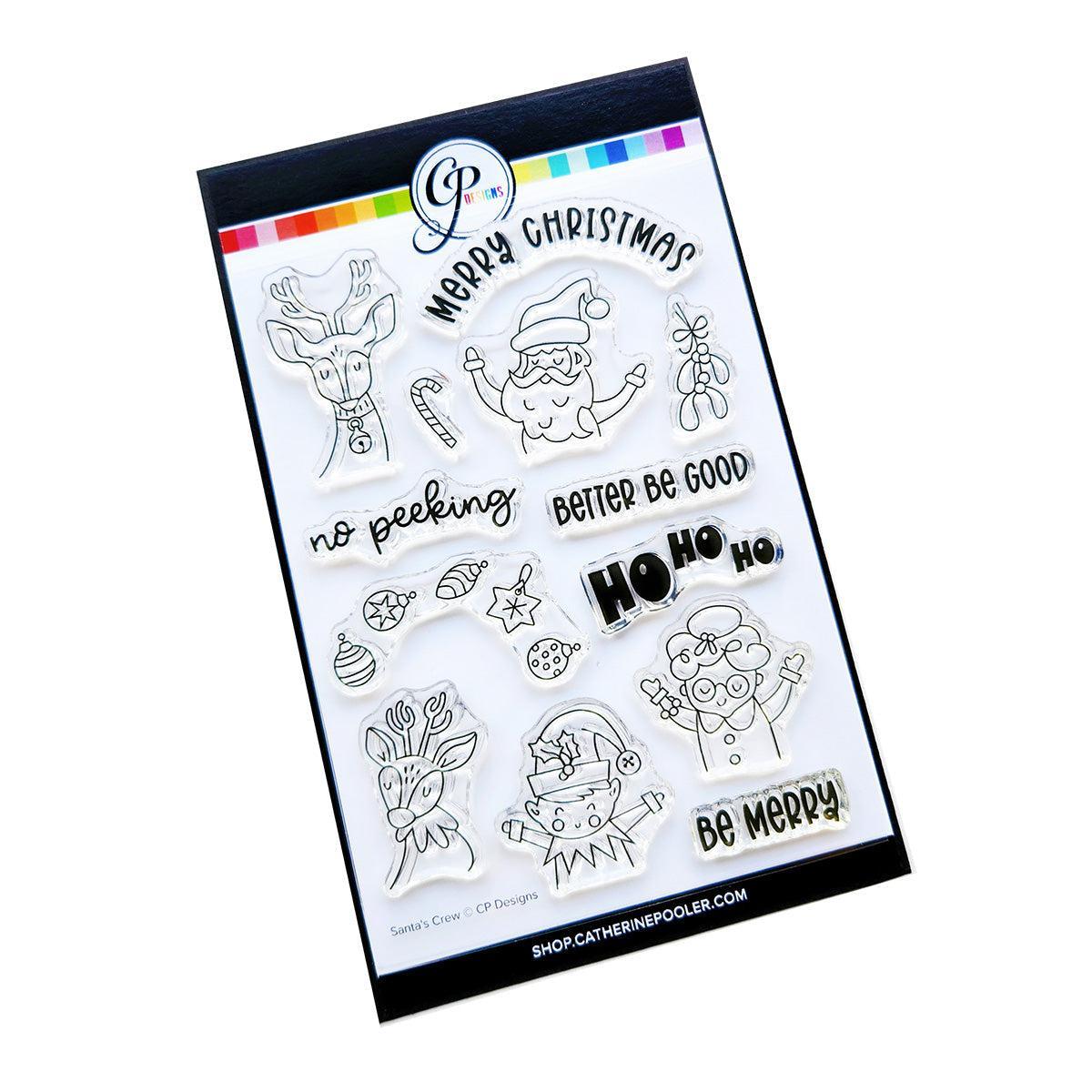 Catherine Pooler Designs - Clear Stamps - Santa's Crew-ScrapbookPal