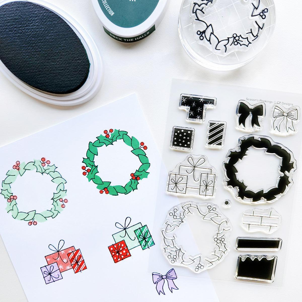 Catherine Pooler Designs - Clear Stamps - Season's Peekings-ScrapbookPal