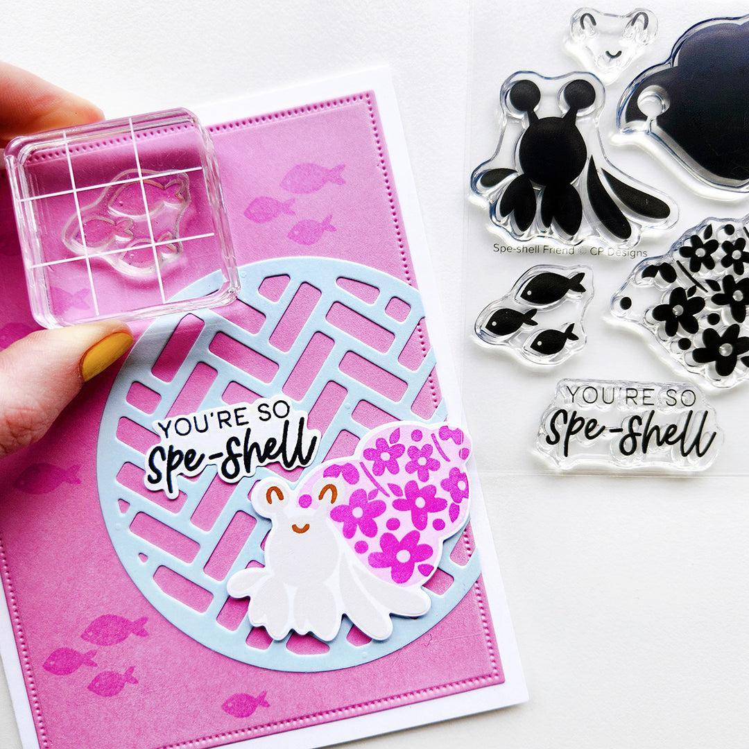 Catherine Pooler Designs - Clear Stamps - Spe-shell Friend-ScrapbookPal