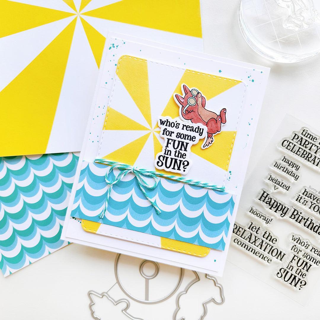 Catherine Pooler Designs - Dies - Sunny Birthday Sentiments-ScrapbookPal