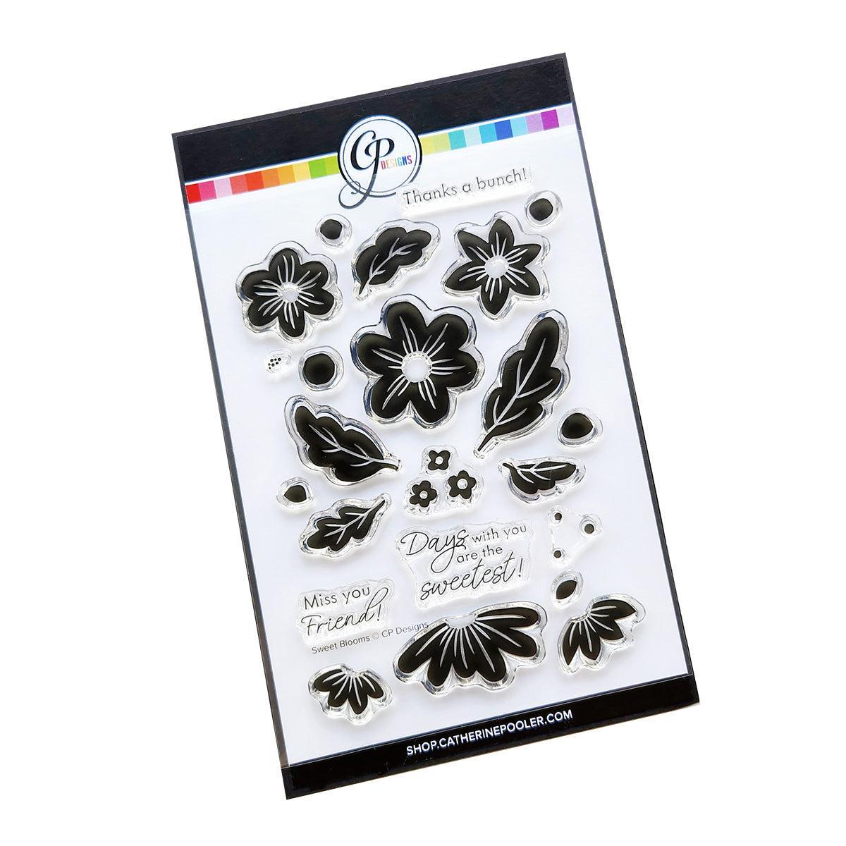 Catherine Pooler Designs - Clear Stamps - Sweet Blooms Floral-ScrapbookPal