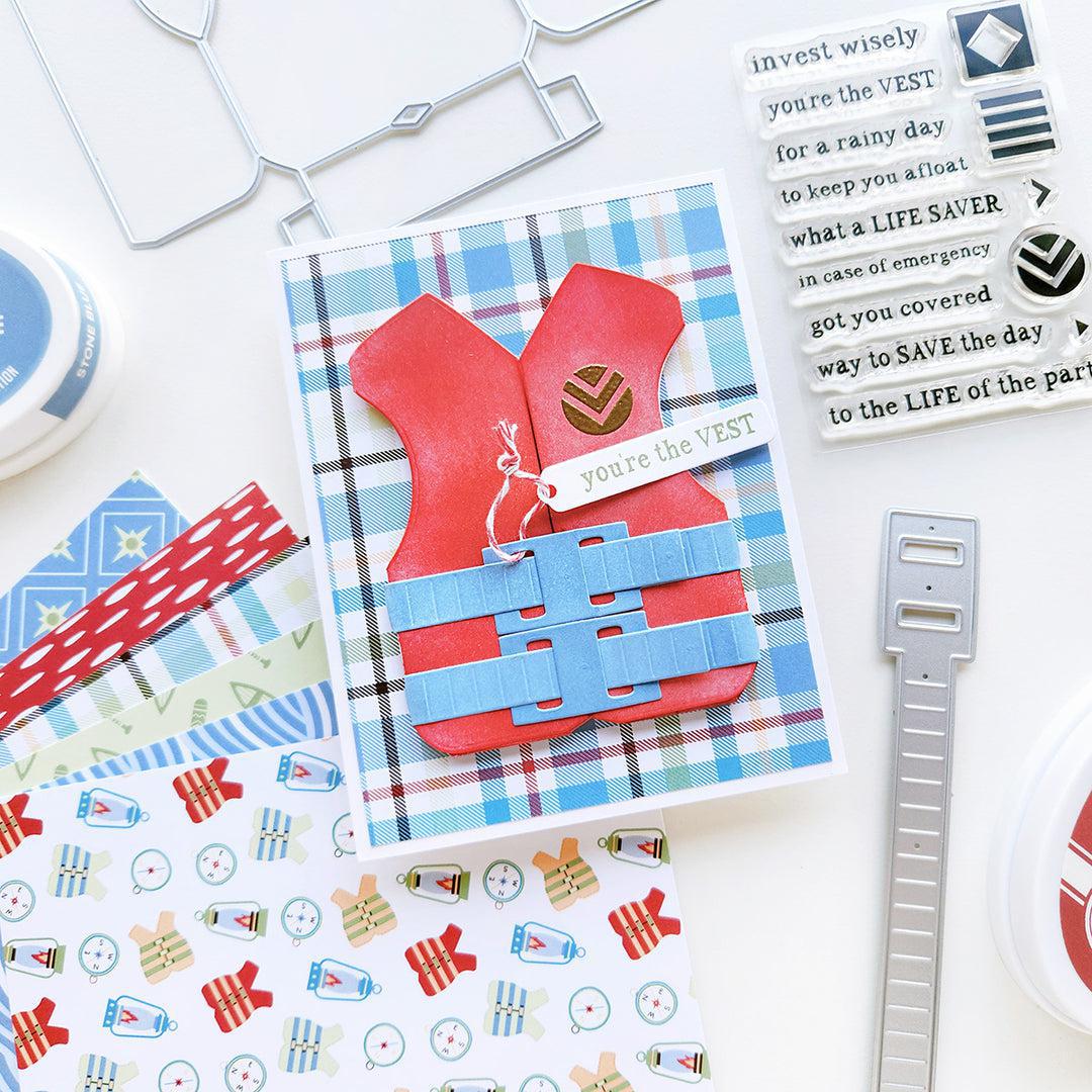Catherine Pooler Designs - Clear Stamps - Vest Gift Sentiments-ScrapbookPal