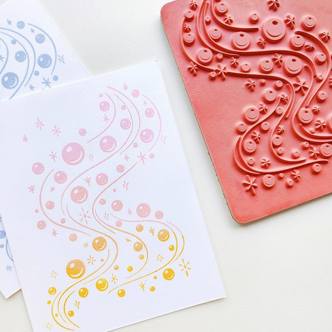 Catherine Pooler Designs - Cling Stamps - Blissful Bubbles Background-ScrapbookPal