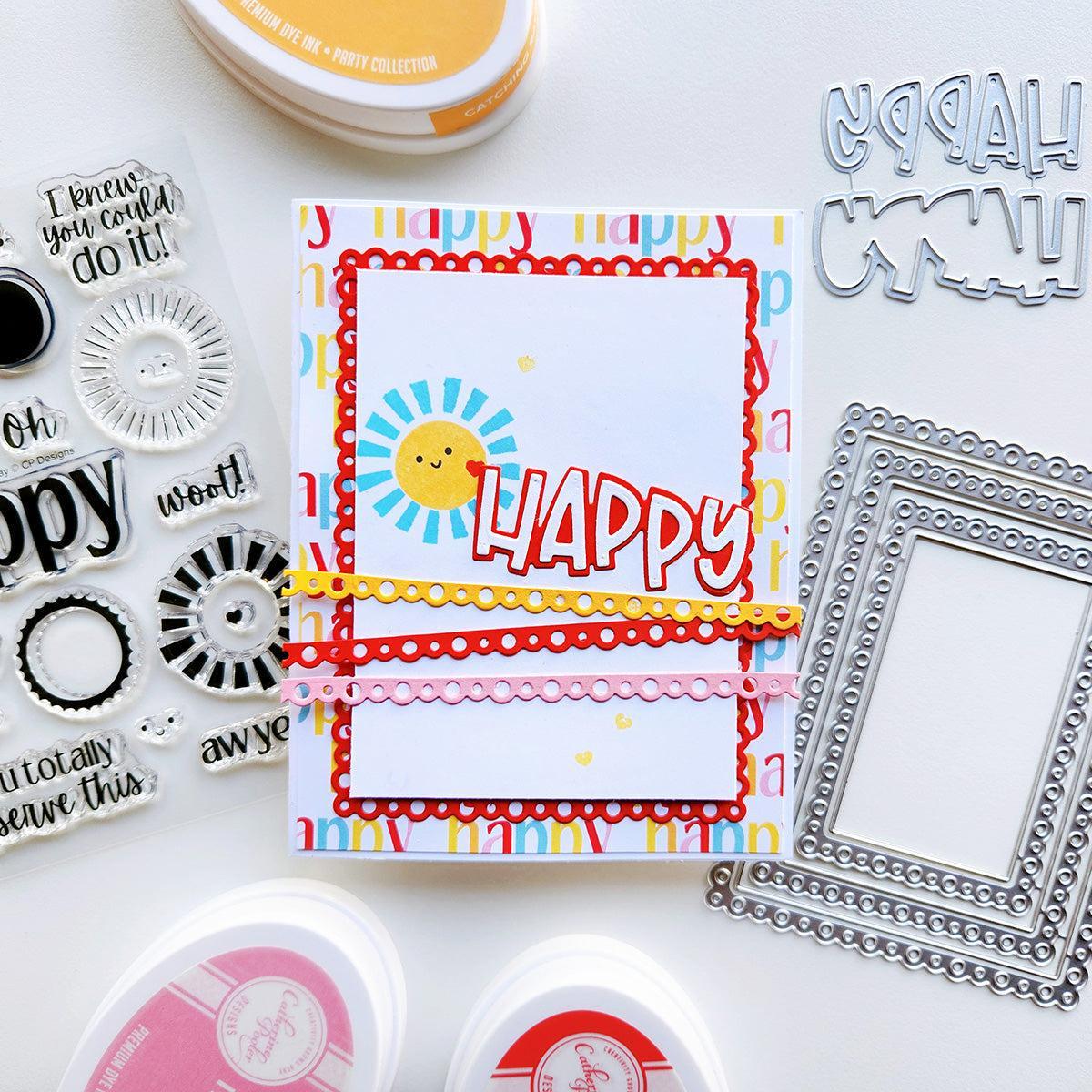 Catherine Pooler Designs - Dies - Bubbly Signature Layers-ScrapbookPal