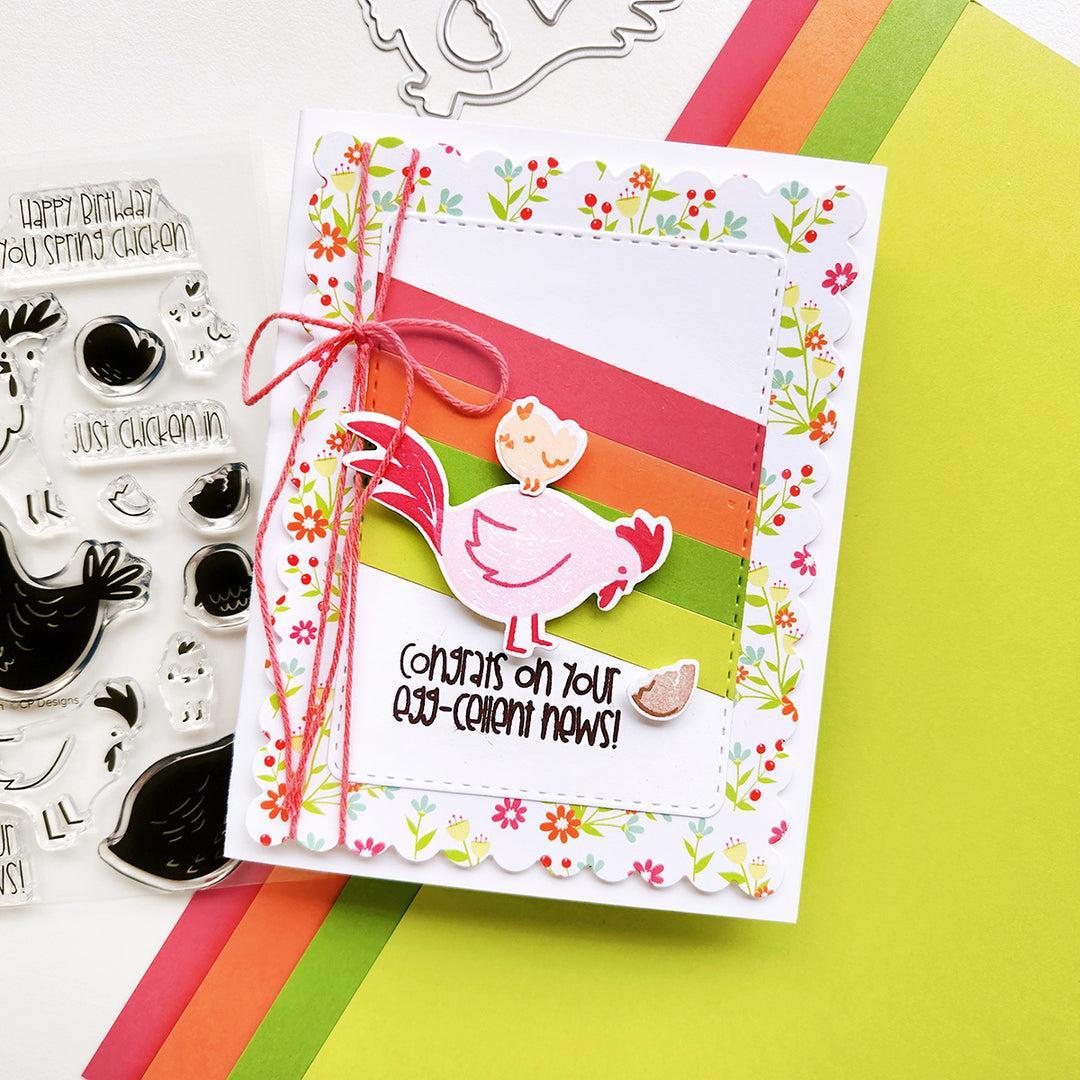 Catherine Pooler Designs - Clear Stamps - Chicken In-ScrapbookPal