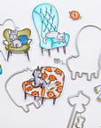 Catherine Pooler Designs - Dies - Cozy Pets-ScrapbookPal