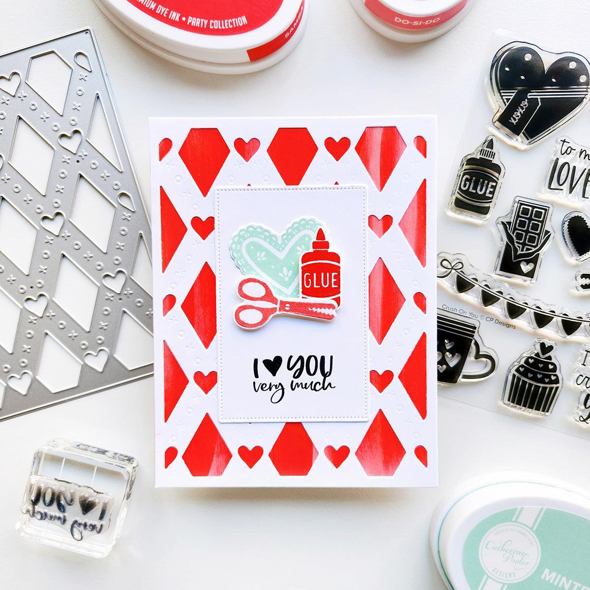 Catherine Pooler Designs - Clear Stamps - Crush On You-ScrapbookPal
