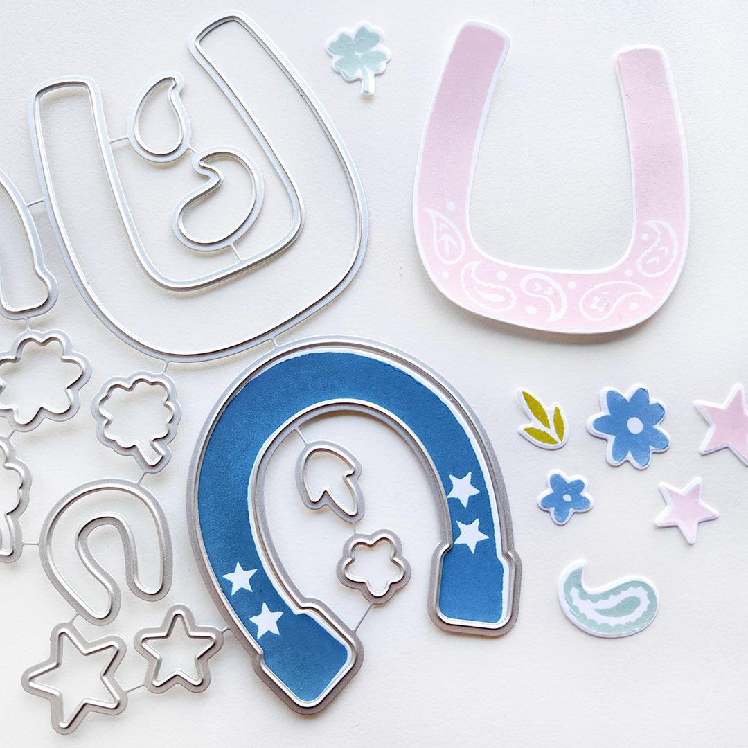 Catherine Pooler Designs - Dies - Happy Horseshoes-ScrapbookPal