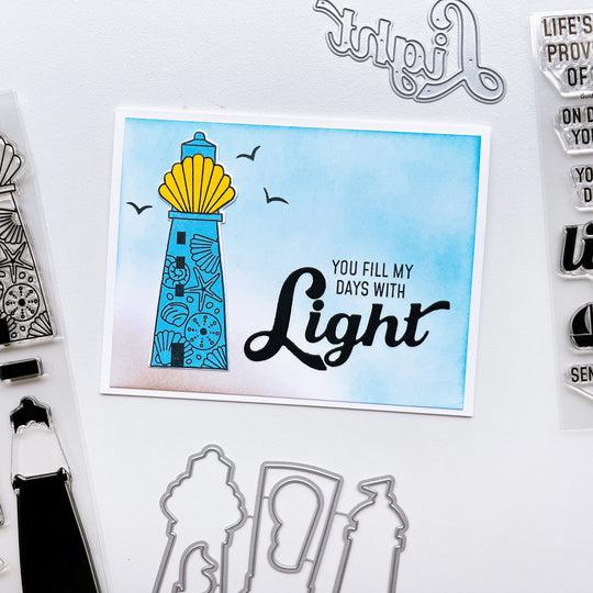 Catherine Pooler Designs - Dies - Light Word-ScrapbookPal