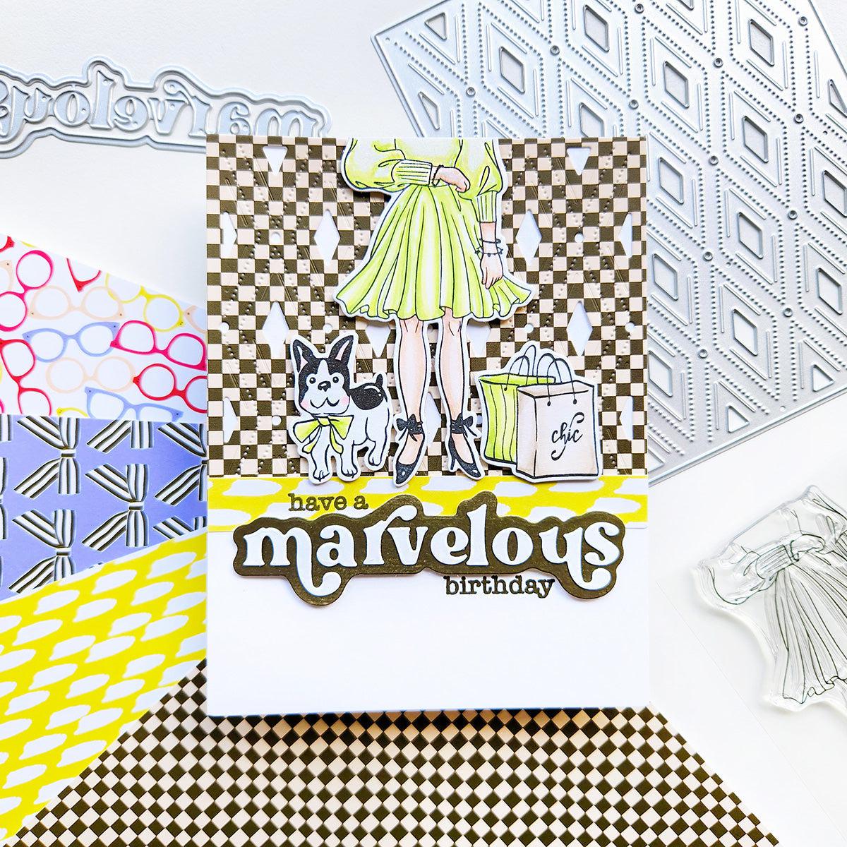Catherine Pooler Designs - Dies - Marvelous Layered Word-ScrapbookPal